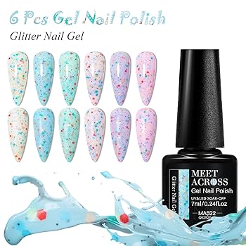 Amazon.com : Yogurt Gel Polish Kit : Nail trend color, 6